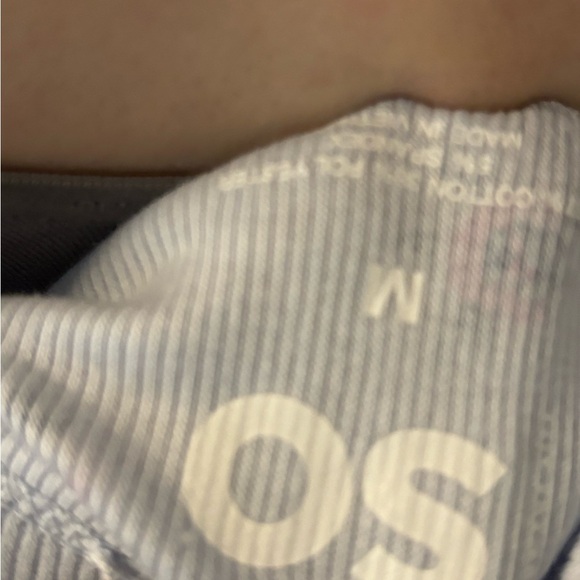 SO Blue Cropped Fitted Tank Top - Picture 2 of 2